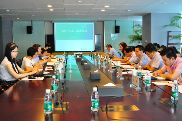 集团公司白涛副总裁莅临公司开展“十三五”规划调研访谈