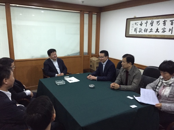 养老险公司总裁助理张林广拜访天津市人社局和保监局有关领导