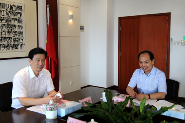 苏恒轩总裁一行会见湖南省人民政府副省长蔡振红