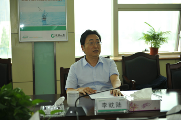 集团公司纪委书记李眈陆一行莅临安徽督导调研工作